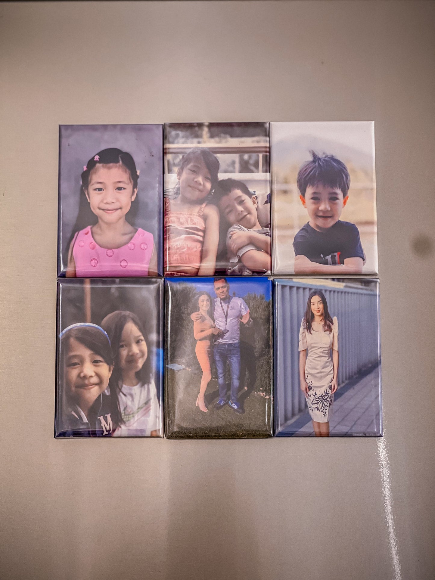Custom Photo Magnets - Set of 6