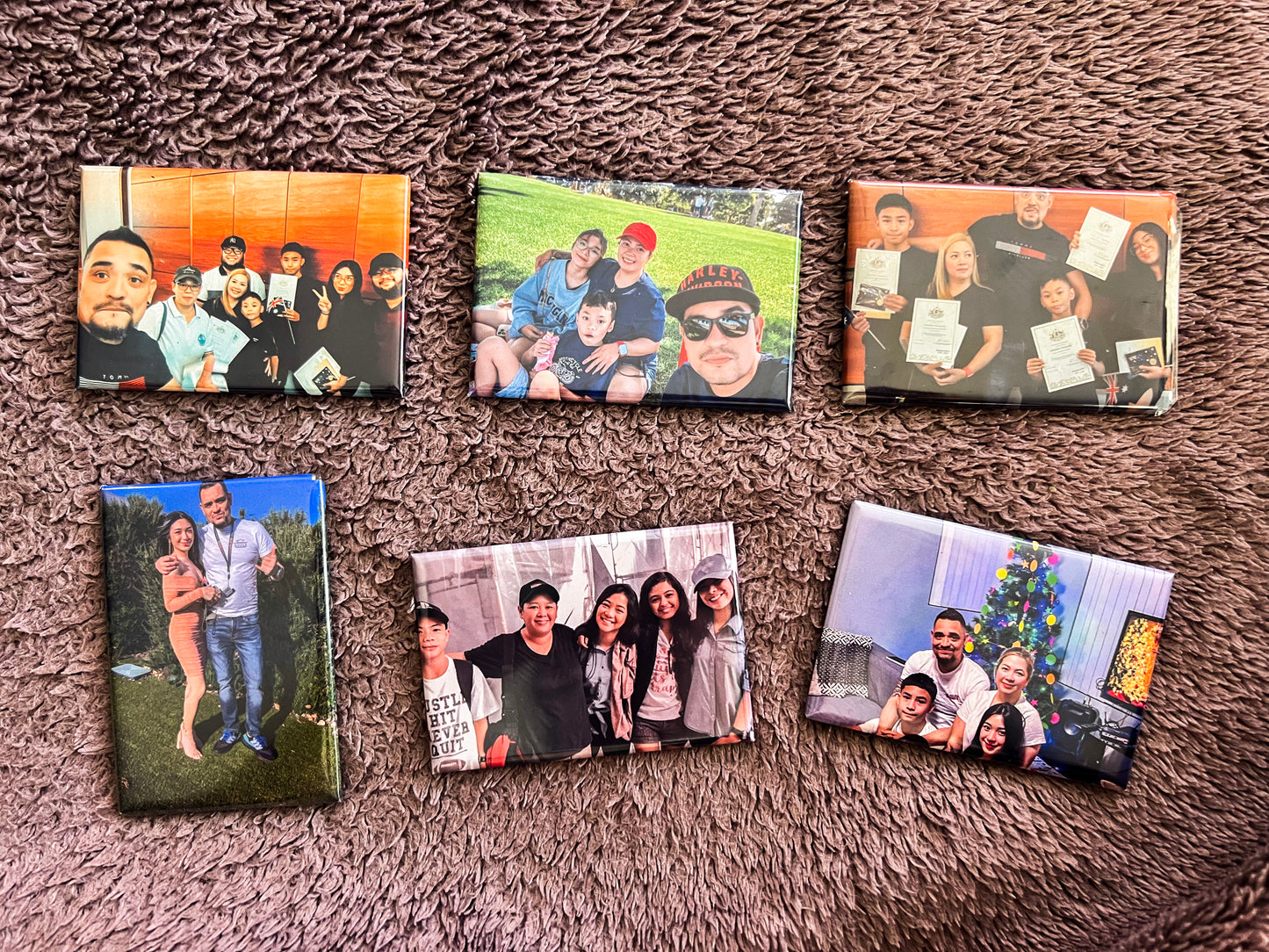 Custom Photo Magnets - Set of 6