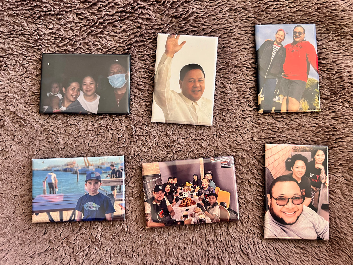 Custom Photo Magnets - Set of 6