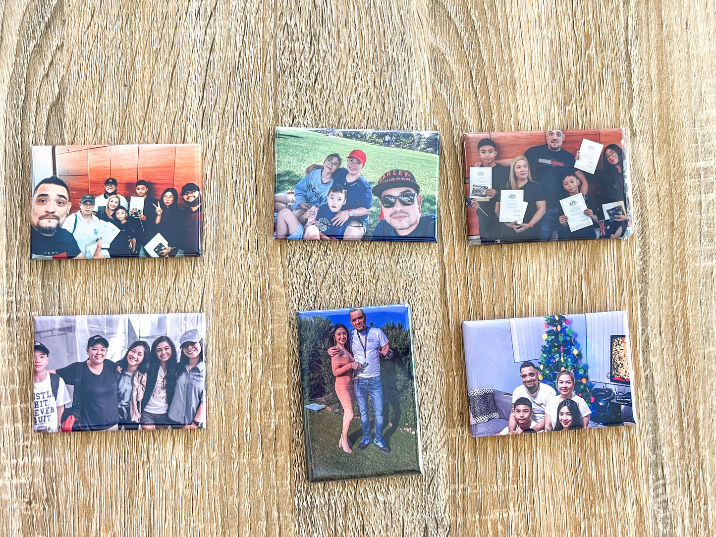 Custom Photo Magnets - Set of 6
