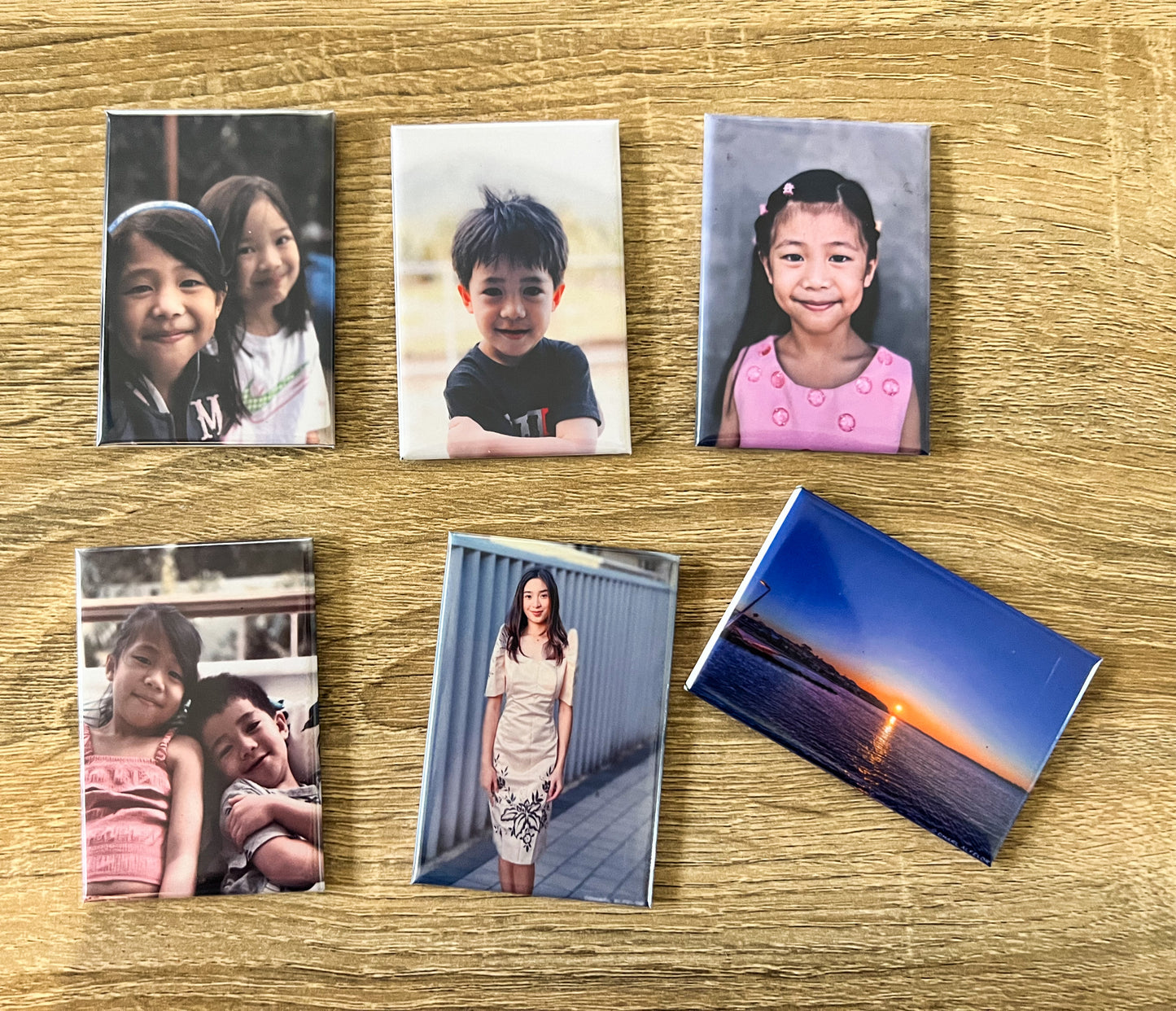 Custom Photo Magnets - Set of 6